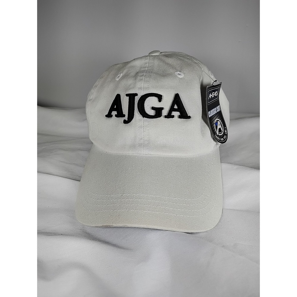 AJGA Tour Hat Cap Mens Strapback White Golf Lightweight Ahead Vintage Coca Cola